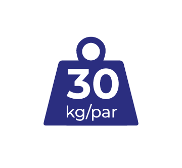 30 kg/par